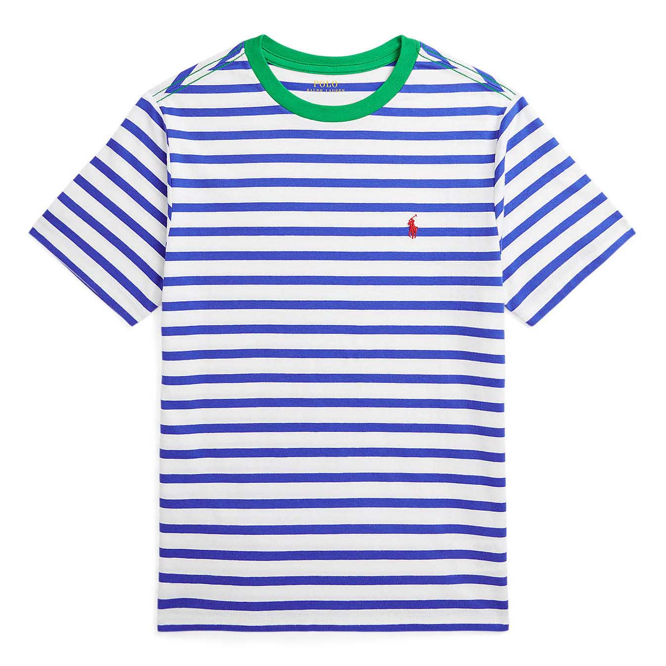 Polo Ralph Lauren Striped Cotton Jersey Ringer Tee